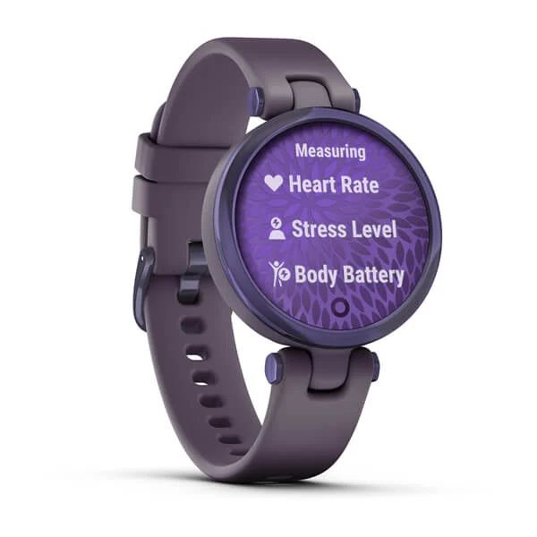 Умные часы Garmin Lily Sport Edition Midnight Orchid Bezel with Deep Orchid Case and Silicone Band