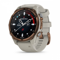 Мультиспортивные часы Garmin Descent MK3i 43mm Bronze PVD Titanium French/Gray