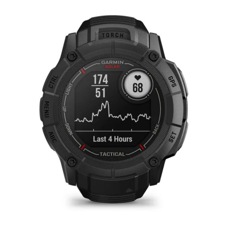 Мультиспортивные часы Garmin INSTINCT 2X Solar Tactical Black