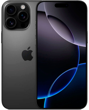 Apple iPhone 16 Pro, SIM + eSIM, 128 GB, Black Titanium (титановый чёрный)