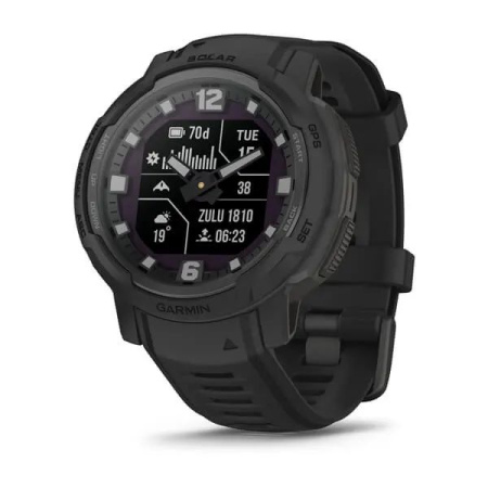 Мультиспортивные часы Garmin INSTINCT Crossover Solar Tactical Black 