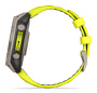 Умные часы Garmin Fenix 8, 51мм, Solar, Sapphire Titanium, Yellow