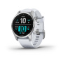 Мультиспортивные часы Garmin Fenix 7S  Silver with Whitestone Band 