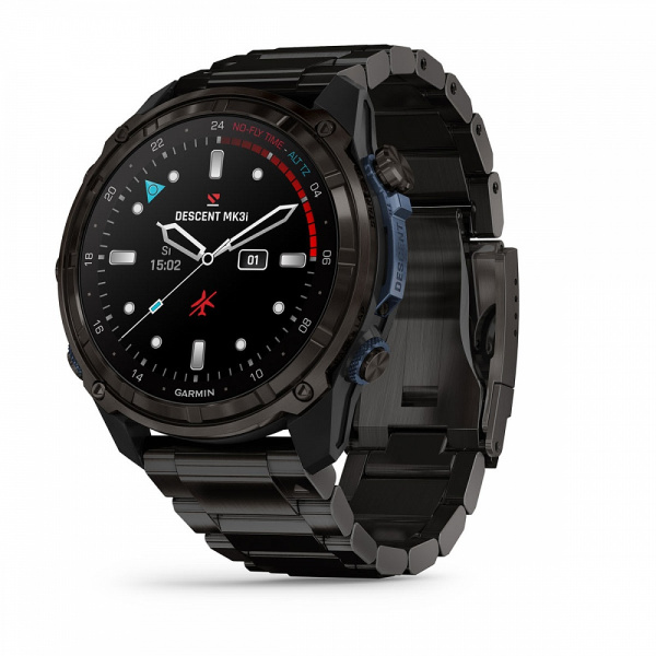 Мультиспортивные часы Garmin Descent  MK3i 51mm Carbon Gray DLC with Titanium Band