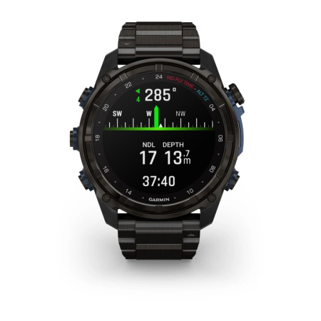 Мультиспортивные часы Garmin Descent  MK3i 51mm Carbon Gray DLC with Titanium Band