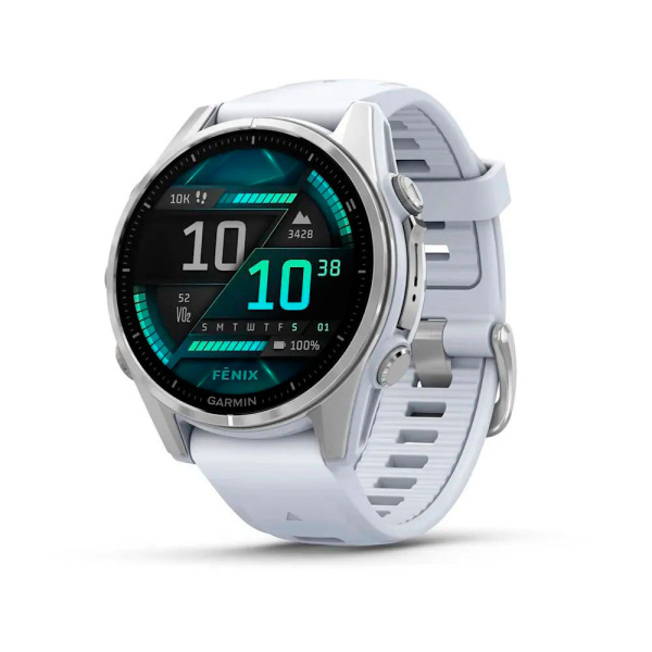 Умные часы Garmin Fenix 8, 43 мм, Amoled, Silver