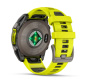 Умные часы Garmin Fenix 8, 51мм, Solar, Sapphire Titanium, Yellow