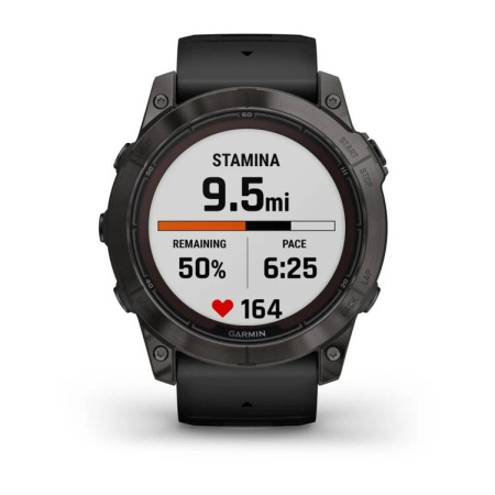 Мультиспортивные часы Garmin Fenix 7X Pro Sapphire Solar Carbon Gray