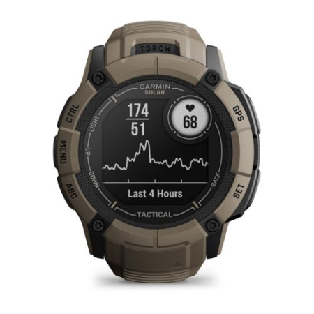 Мультиспортивные часы Garmin INSTINCT 2X Solar Tactical Cayote