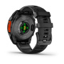 Умные часы Garmin Fenix 8, 47 мм, Amoled Slate Gray with Black Silicone Band