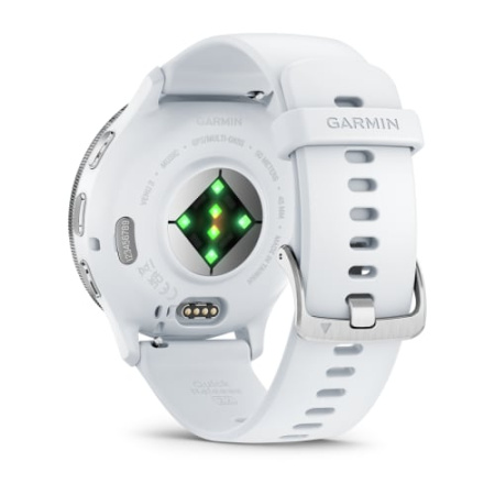 Мультиспортивные часы Garmin Venu 3 Silver Whitestone