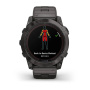 Garmin Fenix 7X Pro Sapphire Solar Carbon Gray with Vented Titanium Bracelet 