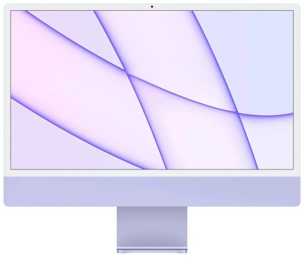 Apple iMac 24" Retina 4K, M1 (8C CPU, 8C GPU), 16 ГБ, 256 ГБ SSD, Purple (фиолетовый), русская клавиатура