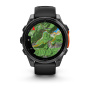 Умные часы Garmin Fenix 8, 47 мм, Amoled Slate Gray with Black Silicone Band