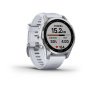 Мультиспортивные часы Garmin Fenix 7S  Silver with Whitestone Band 