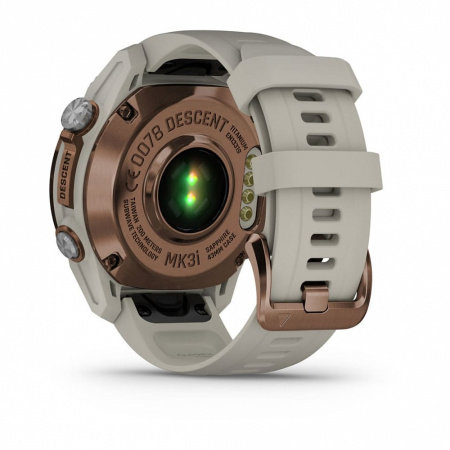 Мультиспортивные часы Garmin Descent MK3i 43mm Bronze PVD Titanium French/Gray