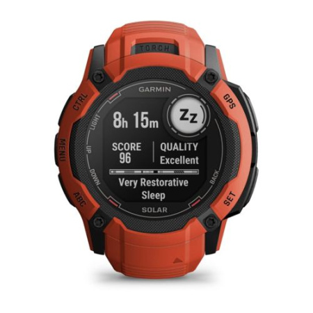 Мультиспортивные часы Garmin INSTINCT 2x Solar Flame Red