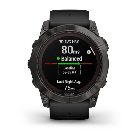 Мультиспортивные часы Garmin Fenix 7X Pro Sapphire Solar Carbon Gray