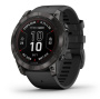 Мультиспортивные часы Garmin Fenix 7X Pro Sapphire Solar Carbon Gray