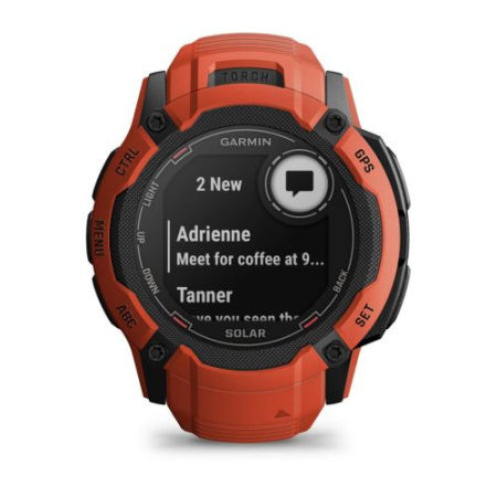 Мультиспортивные часы Garmin INSTINCT 2x Solar Flame Red