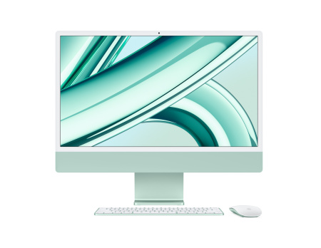 Apple iMac 24" Retina 4,5K, M3 (8C CPU, 8C GPU), 8ГБ, 256 ГБ SSD, Green (зелёный)