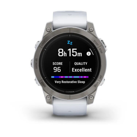 Мультиспортивные часы Garmin Epix Pro (Gen 2) Sapphire White 47mm