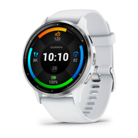 Мультиспортивные часы Garmin Venu 3 Silver Whitestone