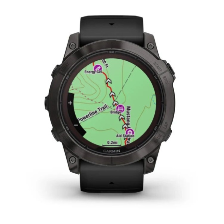 Мультиспортивные часы Garmin Fenix 7X Pro Sapphire Solar Carbon Gray