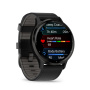 Мультиспортивные часы Garmin Venu 3 Slate Leather Band