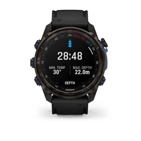 Мультиспортивные часы Garmin Descent  MK3i 51mm Carbon Gray DLC with Silicone Band