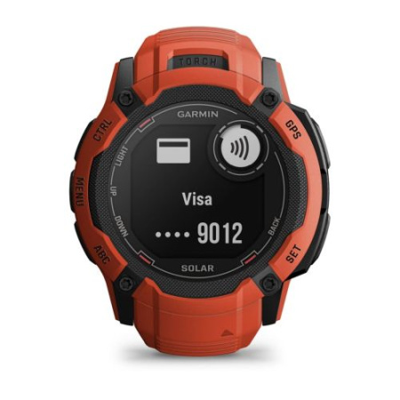 Мультиспортивные часы Garmin INSTINCT 2x Solar Flame Red