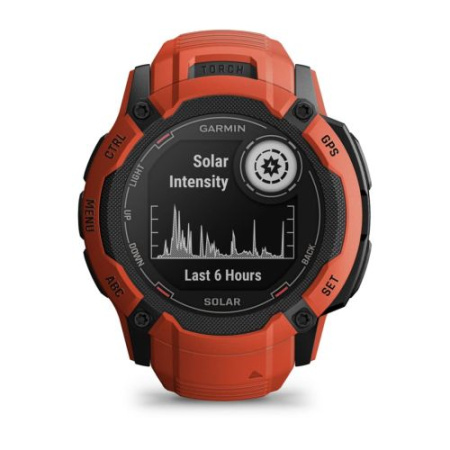 Мультиспортивные часы Garmin INSTINCT 2x Solar Flame Red